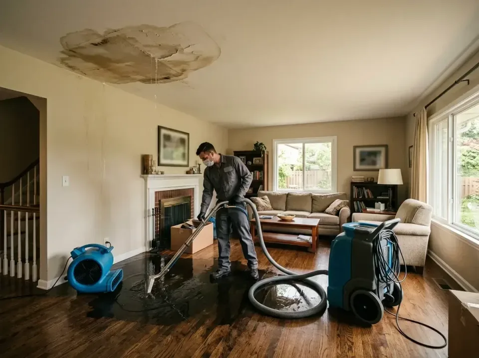 attic-pipe-burst-ceiling-drip-008 — frequently asked questions, Water Damage Restoration & Carpet Care in Warner Robins, GA